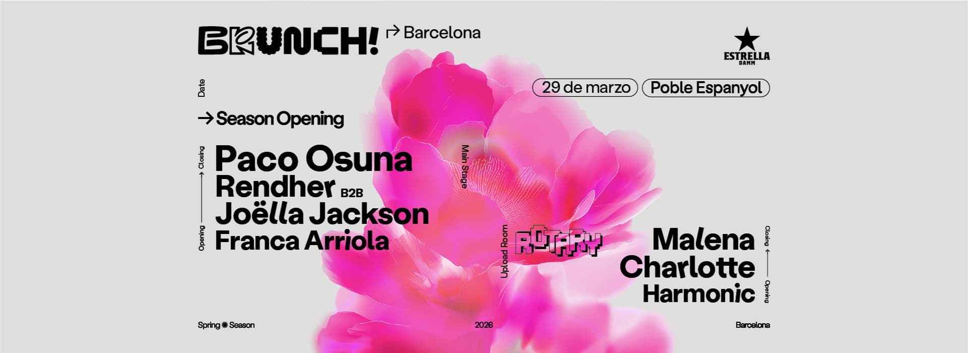 Brunch Electronik Barcelona — Purple Disco Machine, Ale Hope, Natalie Robinson